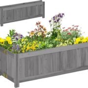 Outsunny 28" x 12" Foldable Raised Garden Bed